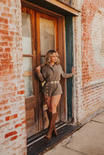 Load image into Gallery viewer, The Farley Romper in Olive
