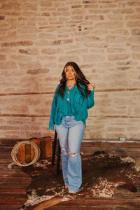 The Natalie Tunic in Turquoise