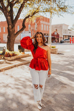 Load image into Gallery viewer, The Holiday Top in Red
