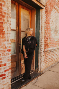 The Percy Jumpsuit in Black
