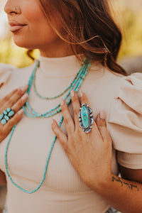 One Stone Turquoise Ring