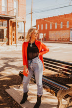 Load image into Gallery viewer, The Kinsley Blazer in Orange/Red
