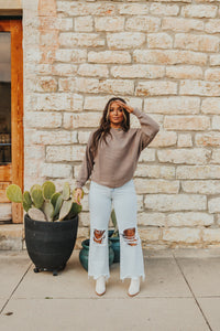 The Eve Sweater in Mocha