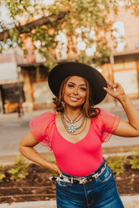 The Lexi Top in Fuchsia