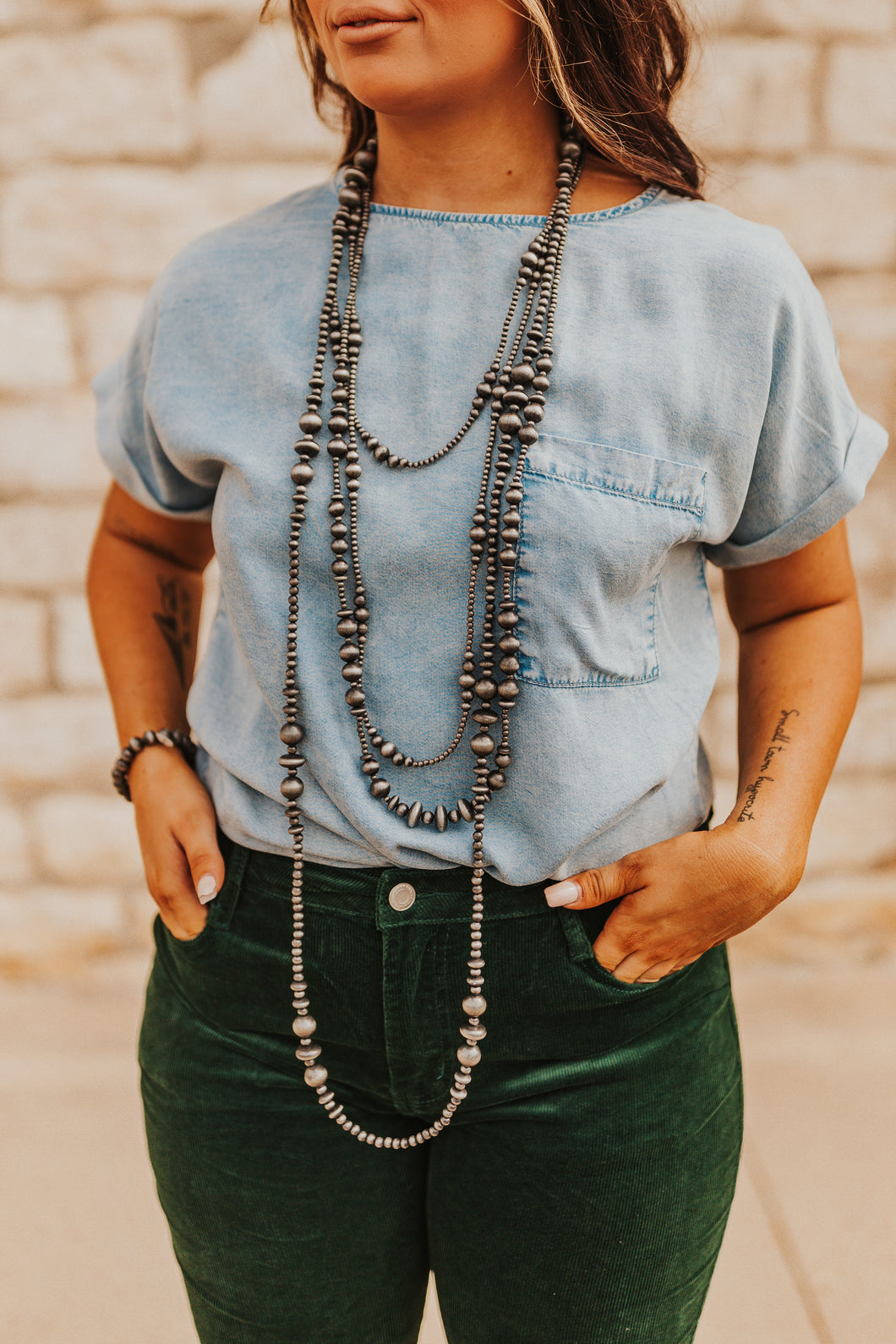 Large Faux Navajo Necklace