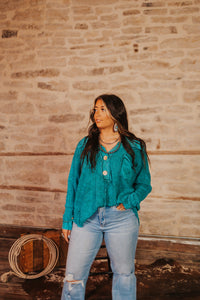 The Natalie Tunic in Turquoise