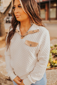 The Dru Pullover in Ivory