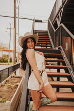 Load image into Gallery viewer, The Maria Romper in Cream
