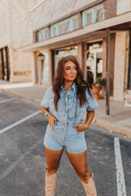 Load image into Gallery viewer, The Traci Denim Romper

