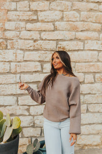 The Eve Sweater in Mocha