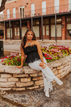 Load image into Gallery viewer, The Tatum Top in Black
