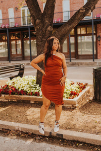 The Durango Dress in Rust