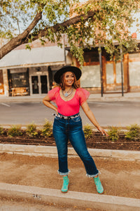 The Lexi Top in Fuchsia
