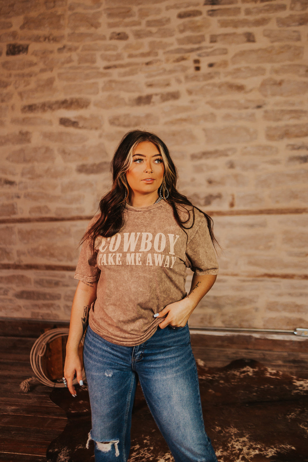 The Cowboy Take Me Away Tee