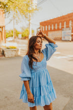 Load image into Gallery viewer, The Addie Dress in Blue

