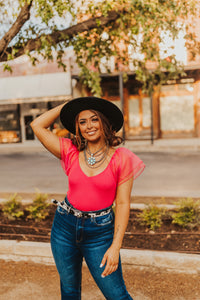 The Lexi Top in Fuchsia