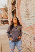 Load image into Gallery viewer, The Dru Pullover in Charcoal
