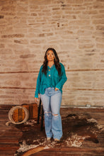 Load image into Gallery viewer, The Natalie Tunic in Turquoise
