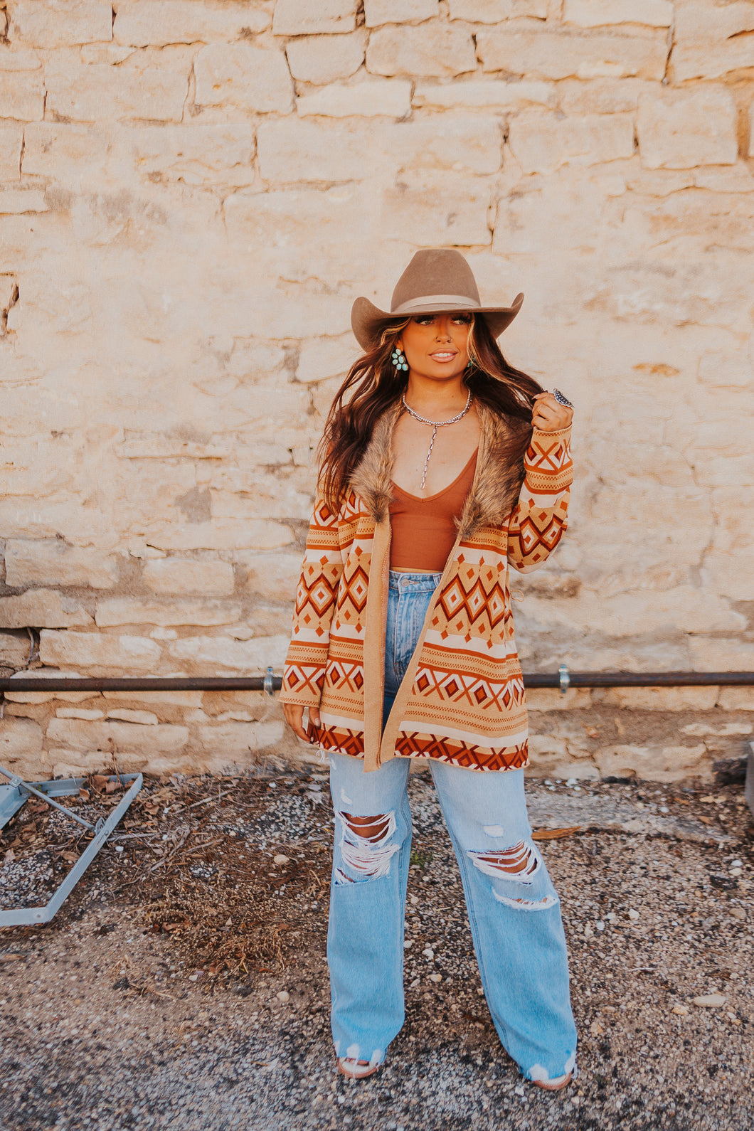 The Sioux Aztec Cardigan