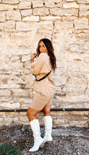 Load image into Gallery viewer, The Tinsley Biker Shorts in Tan
