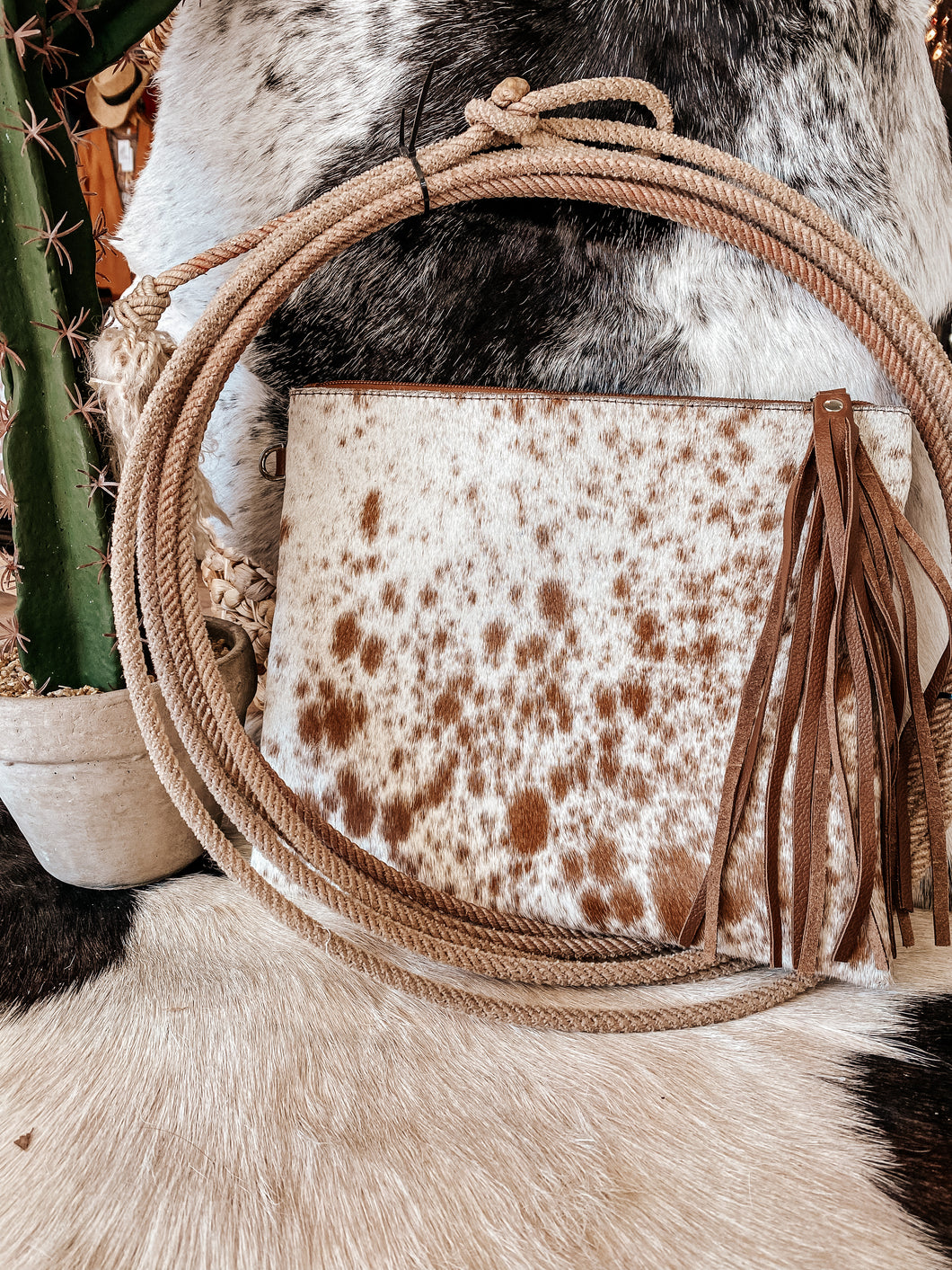 The Cowhide Large Crossbody