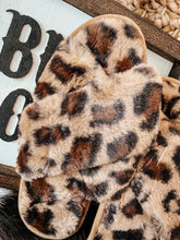 Load image into Gallery viewer, The Ivan Ivory Leopard Slippers
