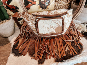 Leather Cowhide Fanny Pack