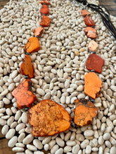 Load image into Gallery viewer, The Orange Slab Necklace
