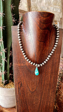Load image into Gallery viewer, Faux Navajo and Turquoise Stone Necklace

