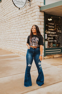 The Brody Distressed Jeans in Dark Indigo