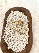 Load image into Gallery viewer, Gold Rectangle Claw Clip
