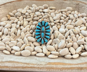 Turquoise Cluster Ring