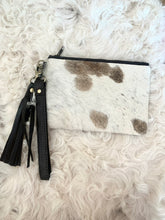 Load image into Gallery viewer, Small Cowhide Wristlet Purse
