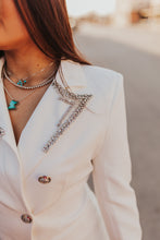 Load image into Gallery viewer, The Bling Blazer in White
