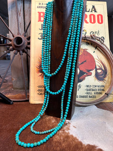 Annie Turquoise Bead Necklace